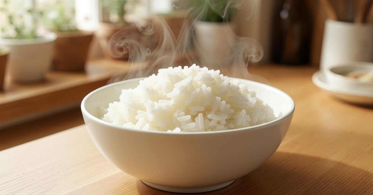 Dampfreis: Fluffy Steamed Rice Made Easy